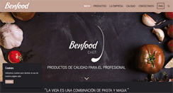 Desktop Screenshot of benfood.com